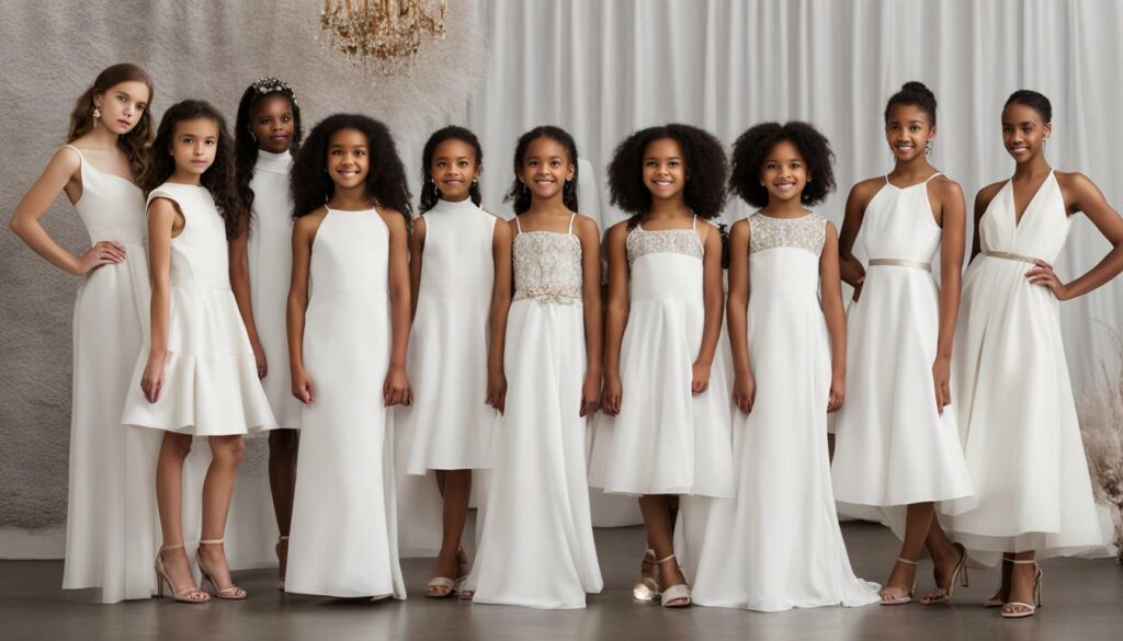 white formal dresses juniors