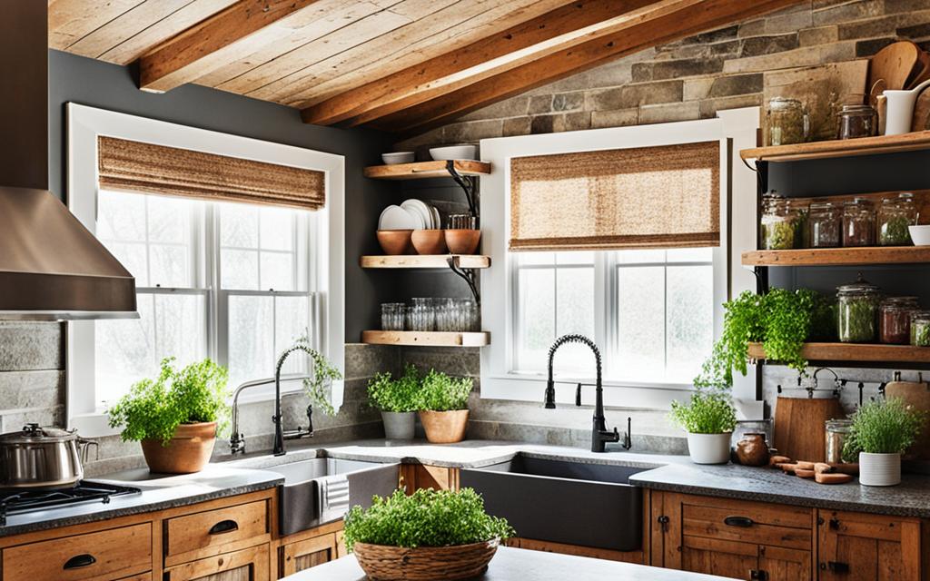 rustic kitchen ideas on a budget
